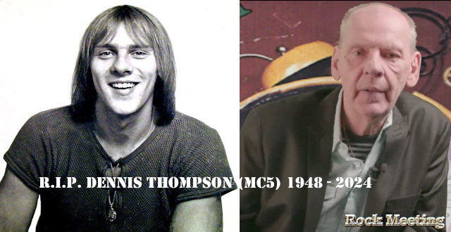 r i p dennis thompson le batteur du mc5 et dernier membre originel survivant est mort a l age de 75 ans