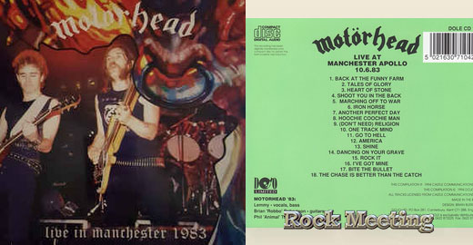 MOTÖRHEAD  Live In Manchester 1983