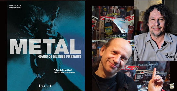 bertrand alary et jean pierre sabouret le grand livre du metal 40 ans de musique puissante le 15 octobre 2020