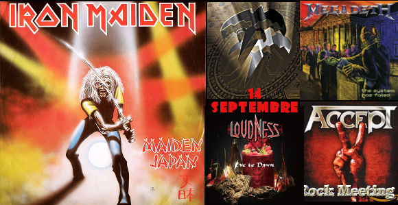 les anniversaires ce 14 septembre iron maiden lynyrd skynyrd nazareth free angra arch enemy trivium queensryche megadeth apocalyptica elvenking accept flotsam and jetsam loudness marty friedman