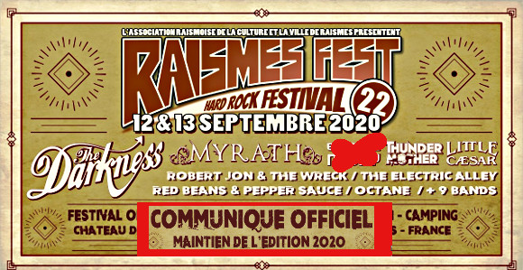 raismes fest 2020 edition maintenue les 12 et 13 septembre