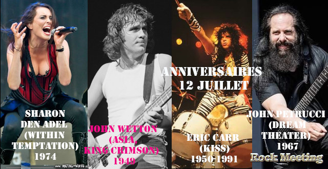 anniv12 juillet within temptation asia kiss dream theater amorphis destruction alice cooper marilyn manson rick springfield obituary decapitated suicide silence