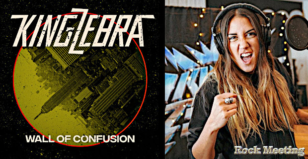 king zebra wall of confusion nouveau single et video avec guernica mancini la chanteuse de thundermother