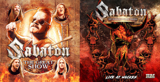 sabaton the great show et the 20th anniversary 2 concerts live en double dvd blu ray