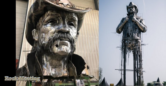 cendres de lemmy inserees dans une nouvelle statue erigee a clisson pour le hellfest 2022