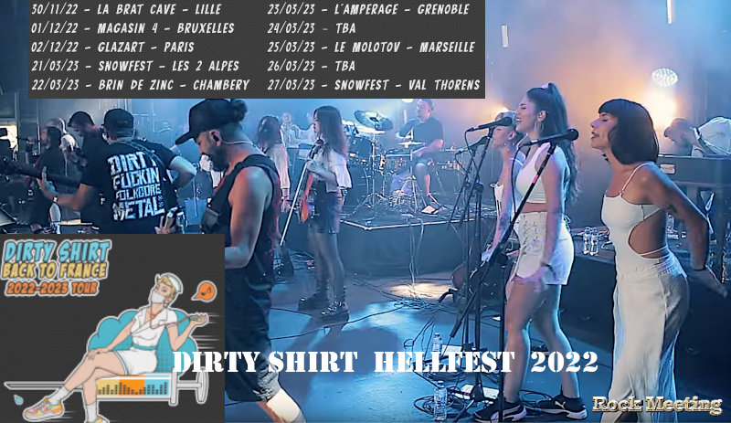 dirty shirt transylvanian folkcore orchestra live at hellfest open air 2022 video full concert paris 12 2022 grenoble marseille 03 2023