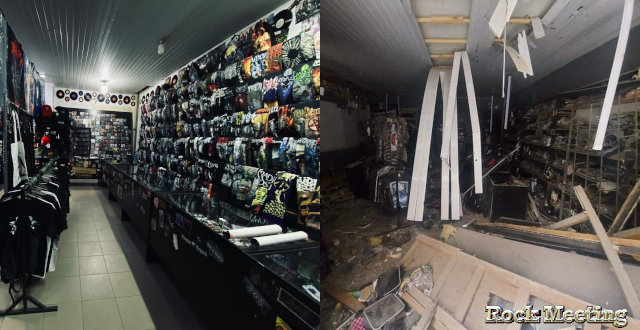 kolovorot un magasin culte ukrainien de produits heavy metal lourdement endommage lors d une l attaque russe