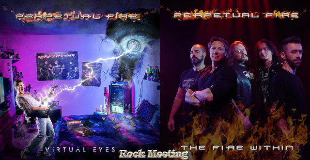perpetual fire virtual eyes nouvel album the fire within single et video clip