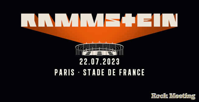 rammstein paris stade de france le 22 juillet 2023