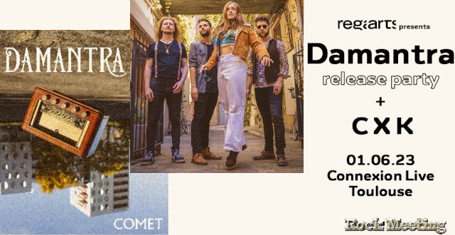 damentra comet nouvel ep release party toulouse connexion live 01 06 2023