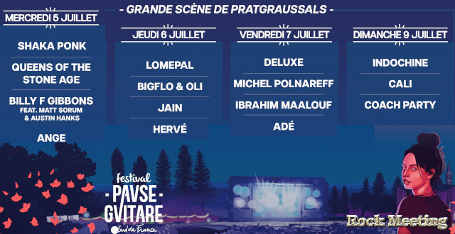 festival pause guitare sud de france 2023 27 shaka ponk queens of the stone age ange ibilly gibbons ndochine lome pal michel polnareff