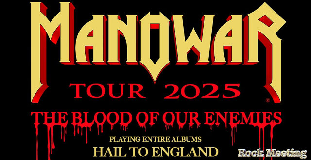 manowar nouvel album prevu pour 2025 edition du 40eme anniversaire de sign of the hammer prevue en 2024