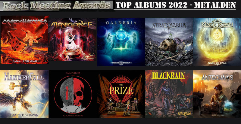 rockmeeting awards top albums 2022 de metalden