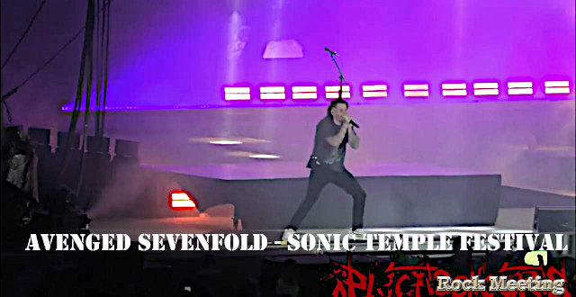 video avec l integralite du concert d avenged sevenfold au sonic temple festival 2023