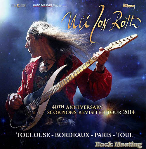 ULI JON ROTH  Paris la Flèche d'Or 03/11/2014