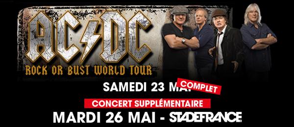 AC/DC AU STADE DE FRANCE - Paris Saint Denis - 23 MAI 2015 !