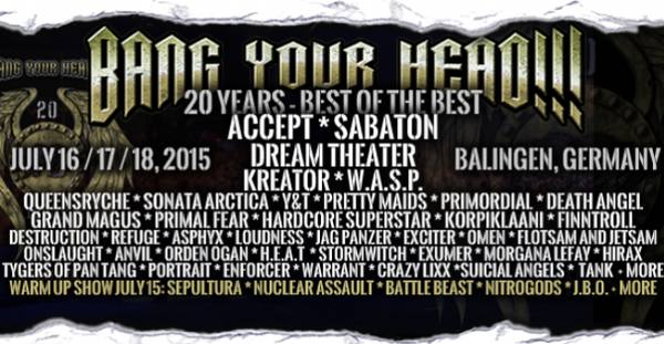 BANG YOUR HEAD 2015 part IV