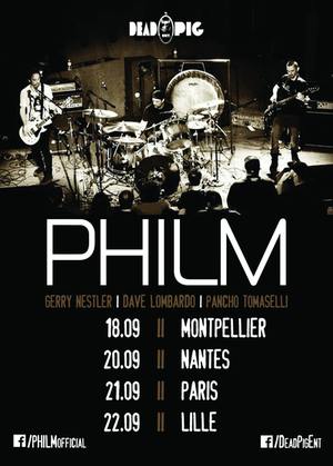 PHILM Paris Lille Nantes Montpellier 18-22/09/2015