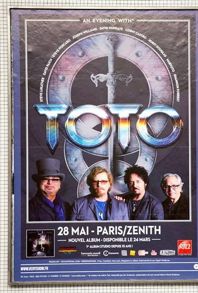 TOTO Paris -  Zénith -  28/5/15
