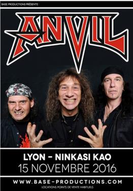 ANVIL - Rezet Lyon Ninkasi Kao 15/11/2016