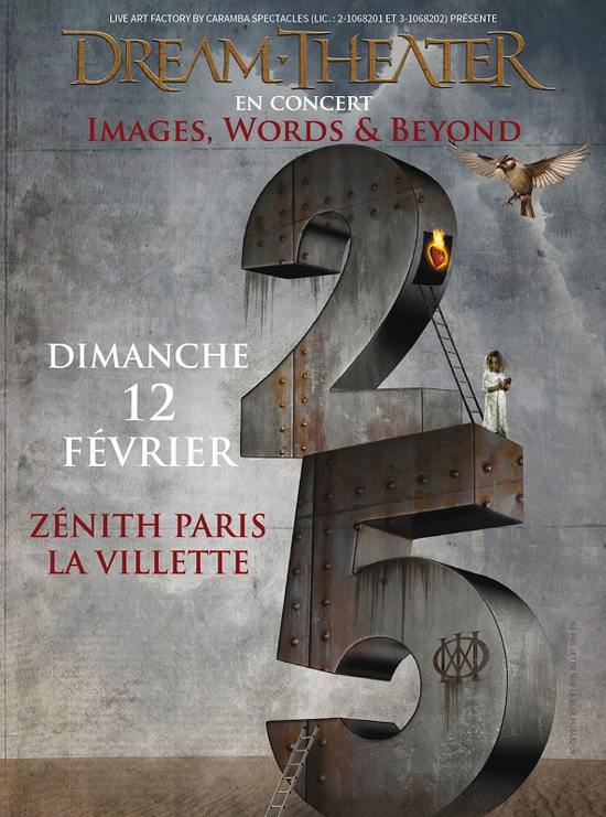 DREAM THEATER à Paris le dimanche 12 février 2017 au Zénith