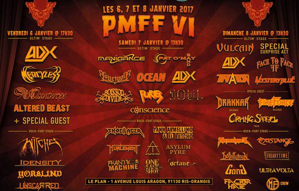 Paris Metal France Festival VI - 6 au 8 Janvier 2017