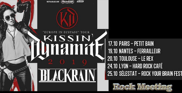 kissin dynamite blackrain paris nantes toulouse lyon selestat 17 au 25 10 2019