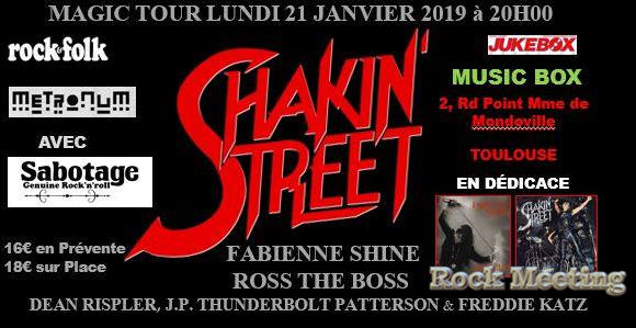 shakin street magic tour janvier 2019 toulouse caen paris montbeliard lyon chamberry marseille montpellier nice rennes concarneau 01