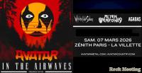 AVATAR - Paris - Le Zénith - 07/03/2026 (+ ALIEN WEAPONRY & WITCH CLUB SATAN)