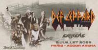DEF LEPPARD - Paris - Accor Arena - 08/07/2026 (+ EXTREME)