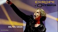 EUROPE - Paris, Olympia - 6/10/2026 (tournée 