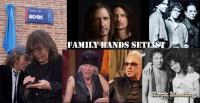 Family Bands Setlist  : liste des groupes de Rock / Metal incluant plusieurs membres d’une même famille - Avec AC/DC, AIRBOURNE, BLUE ÖYSTER CULT, D.A.D., DIRE STRAITS, GOJIRA, TOTO, ENSIFERUM, HEART, SCORPIONS ... 