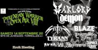 PYRENEAN WARRIORS OPEN AIR VIII - 14/09/2024 - WARLORD 🇺🇸, DEMON 🇬🇧, SATAN 🇬🇧, BLAZE 🇯🇵, TYRANN 🇸🇪,  PHANTOM SPELL 🇬🇧 🇪🇸, ANIMALIZE 🇫🇷, MEURTRIERES 🇫🇷, DUNWICH RITUAL 🇫🇷