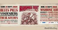  XXVème RAISMES FEST 2025, du 13 au 14 septembre - Avec BLUES PILLS, WISHBONE ASH, VANDEN PLAS, DEWOLFF, KOMODRAG AND THE MOUNODOR, THE KARMA EFFECT, CATS in SPACE ...
