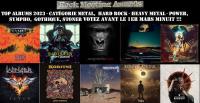 RockMeeting  AWARDS - Votez pour votre Top Albums 2023 - Catégorie Metal,  Hard Rock - Heavy Metal - Metal mélodique, Power, Sympho,  Gothique, stoner, cross-over ...
