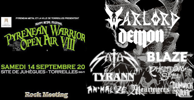 pyrenean warriors open air viii 14 09 2024 warlord satan demon blaze tyrann phantom spell animalize meurtrieres dunwich ritual