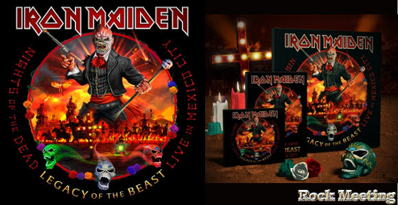 iron maiden nights of the dead legacy of the beast live in mexico city nouveau double album live en novembre