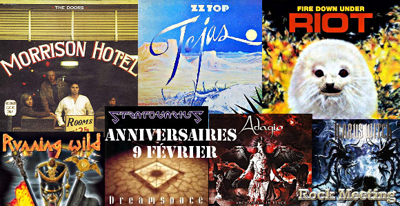 anniv 9 fevrier bill haley the doors zz top death angel phil collins raven stratovarius skid row bad company the sweet avenged sevenfold riot