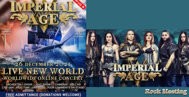 imperial age concert en ligne gratuit le 26 decembre prochain