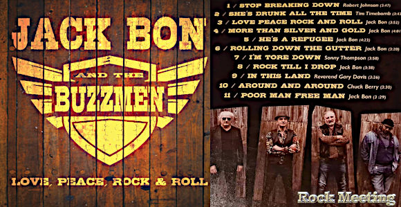 jack bon and the buzzmen love peace rock n roll