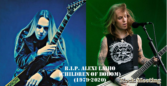 r i p alexi laiho deces le chanteur guitariste fondateur de children of bodom est mort a l age de 41 ans
