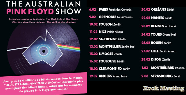 the australian pink floyd show 20 concerts en france en fevrier 2022
