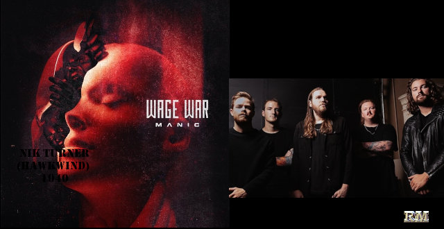 wage war manic nouvel album circle the drain video