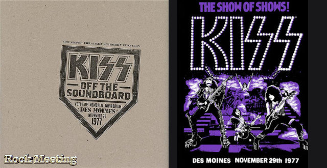 kiss off the soundboard live in des moines 1977 chronique