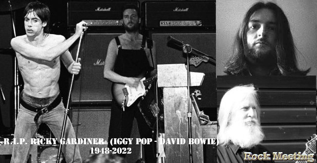 r i p ricky gardiner le guitariste qui a joue pour davis bowie et iggy pop est mort a l age de 73 ans