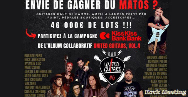 united guitars vol 4 enregistrement de l album collaboratif 100 guitare