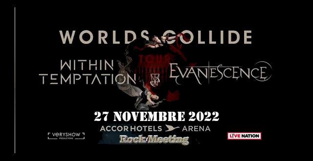 within temptation evanescence accorhotels arena paris 2022