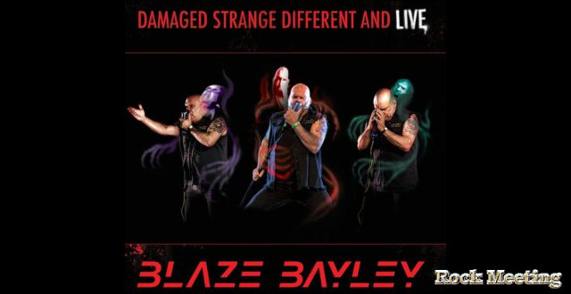 blaze bayley damaged strange different and live nouvel album live
