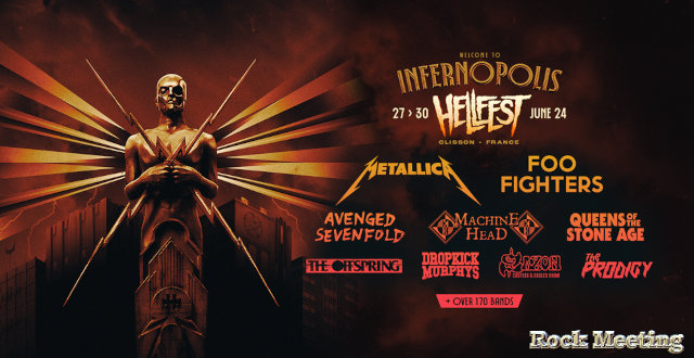 hellfest 2024 metallica saxon avenged sevenfold foo fighters extreme queens of the stone age machine head the offspring megadeth