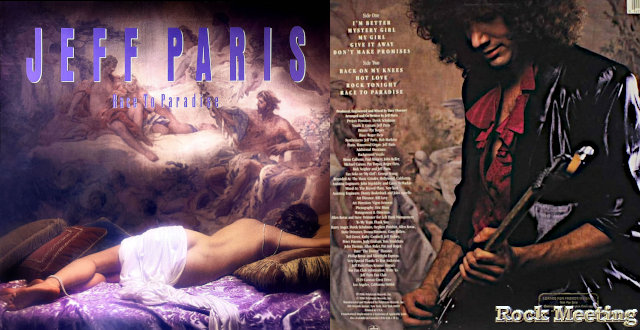 jeff paris race to paradise l album de 1986 re edite